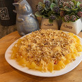 Фотография рецепта Салат с курицей и апельсинами: яркий и вкусный рецепт автор Команда Одноклассники